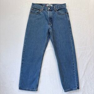 VTG Levis 505‎ Men Sz 34 x 30 Regular Fit Jeans Classic Medium Wash 90s Denim